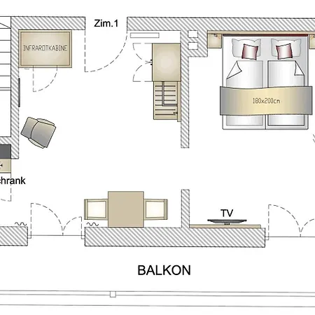Gaestehaus Am Kurparkweg, Fruehstueckspension 3*
