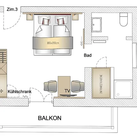Gaestehaus Am Kurparkweg, Fruehstueckspension Casa de hóspedes Reit im Winkl