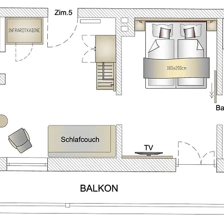Gaestehaus Am Kurparkweg, Fruehstueckspension 3*