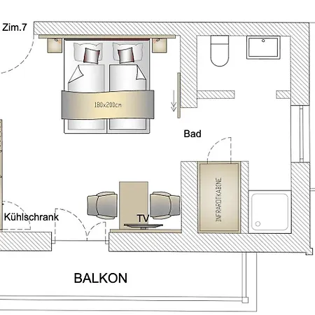 Casa de hóspedes Gaestehaus Am Kurparkweg, Fruehstueckspension Reit im Winkl