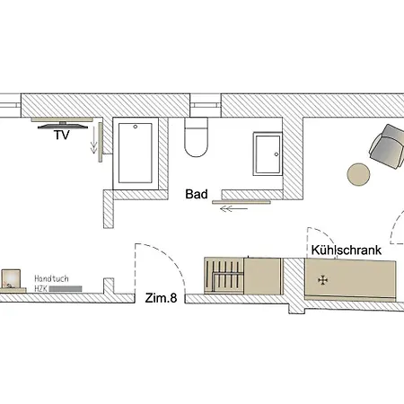 Gaestehaus Am Kurparkweg, Fruehstueckspension 3*